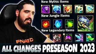 ALL LEAGUE OF LEGENDS PATCH 12.22 PRESEASON 2023 CHANGES (New Drake, Mythic, Jungle Items & More)