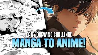 How I Created Anime-Style Screencaps from Manga Panels in One Month! #manga #animeart #webmanga