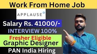 Graphic Designer Work From Home Job 2024 | वर्क फ्रॉम होम जॉब 2024 | Online Job At Home | Remote Job