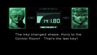 Metal Gear Solid Integral: Master Miller excited about getting last card key!
