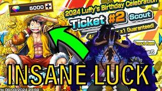 MASSIVE EX LUFFY AND KAIDO SUMMON | GOD LUCK RETURNS ON $100 OPBR OPENING | One Piece Bounty Rush |