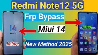 Redmi Note 12 5g frp Bypass Miui 14!! Redmi Note 12 5g frp Bypass latest Method!! Frp Bypass New