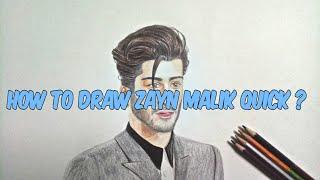 Zayn Malik | Pencil Color | Time Lapse Drawing | Aneesh Ahmed