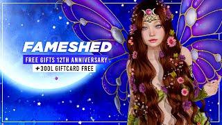 FREE GIFTS Fameshed 12th Anniversary | 300L Giftcard Free | Second Life events 2024