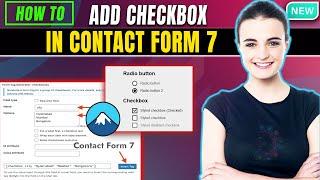 How to add checkbox in contact form 7 | Checkboxes, radio buttons, and menus