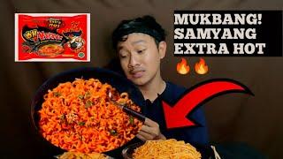 MUKBANG MIE SAMYANG EXTRA HOT  Sampai Mulut Doerrr Kepanasan 