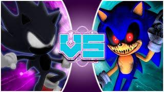 DARK SONIC vs SONIC.EXE (Sonic X vs CreepyPasta) | REWIND RUMBLE