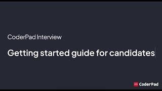 CoderPad Interview: Candidate's Guide