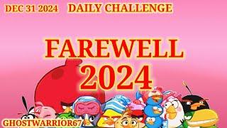 Angry birds 2 Daily Challenge 2024/12/31 & 2025/01/1 Bye bye birdie! before King Pig shortcut