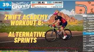 Zwift Academy Workout 6: Alternative Sprints