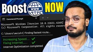 How To Speed Up Internet UsingCMD (Command Prompt Fix)