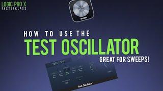 TEST OSCILLATOR In Logic Pro X - Generate White Pink Brown Noise