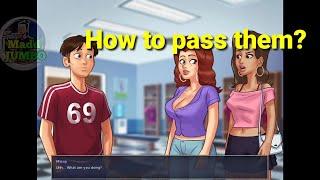 Summertime Saga update 0.20 gameplay | Pass Becca and Missy Easy tutorial