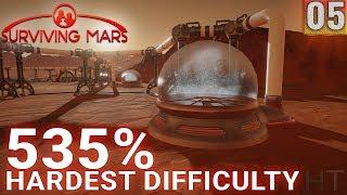 Surviving Mars 535% HARDEST DIFFICULTY - Part 05 - Logistical Plans - Gameplay (1440p)