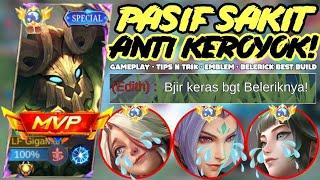 BUFFED BELERICK BEST BUILD 2024! PASIF SAKIT ANTI KEROYOK! CARA MAIN BELERICK NEW SEASON 32! MLBB