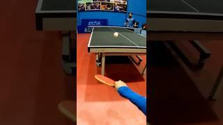 Table Tennis Defense Training vs India Rank 1 | Table Tennis Player POV #shorts