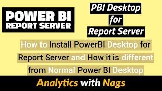 Power BI Desktop Installation for Report Server