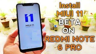 Install MIUI 11 on Redmi Note 6 Pro | Redmi Note 6 Pro MIUI 11 Beta Update