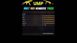 Ump Headshot Trick | Ump Red Numbers Trick | #gyangaming #shenzogod #skylord #youtubeshorts #shorts