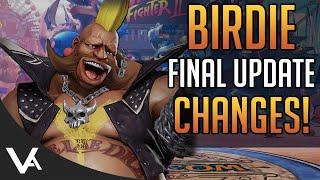 SFV - BIRDIE CHANGES EXPLAINED! Final Patch Notes (Definitive Update)