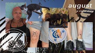 tattoo diary 013 / august visual diary  tattoos, sd zoo + the usual day 2 day