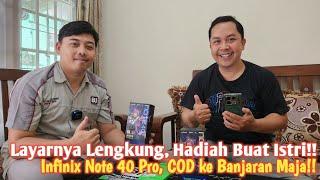 Layarnya Lengkung, Hadiah Buat Istri!! Infinix Note 40 Pro COD ke Banjaran Maja!!