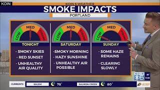 Cooler, clearer weekend forecast for Portland