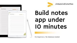 Create Notes App Under 10 Minutes - FlutterFlow