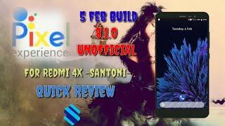 PixelExperience ROM Android 8.1 Oreo For Redmi 4x ( santoni ) 6 feb build " video call "