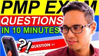 PMP Exam Questions 2024 SOLVED in 10 MINUTES! | PMP Exam Prep 2024 | PMP Questions Practice