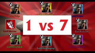 1 vs 7 | Stronghold Crusader | wolf