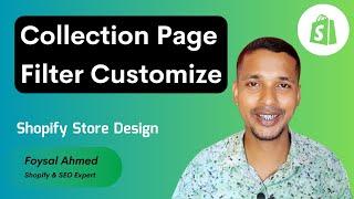 How to Customize Shopify Collection Page Filter  Shopify Store Design