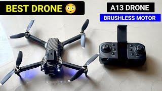 A13 & P12 pro Brushless motor Drone Best Foldable Drone with dual camera Wifi Connectivity