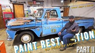 Reviving Decades-old Paint Continues: 1964 Chevy C10 Restoration.