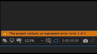 Fixing Legacy expression errors when importing project | After Effects Tutorial