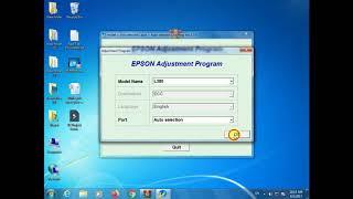Epson L380  ink pad resetter Adj. Program