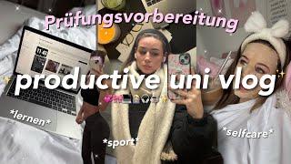 productive uni week in my life ‍ study vlog, Prüfungen & selfcare