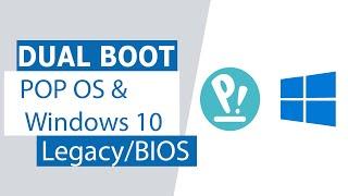 How to dual boot pop os 22.04 and windows 10 on legacy/bios system | 2023