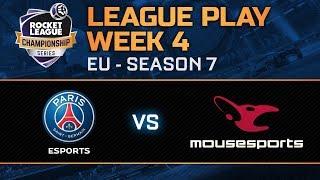 RLCS League Play Week 4 - PSG Esports vs Mousesports