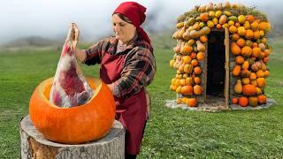 Pumpkin Feast with the Hermit Family: Authentic Rustic Autumn Cooking