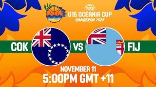 Cook Islands v Fiji | Full Basketball Game | FIBA U15 Women's Oceania Cup 2024