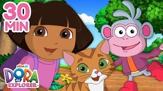 Dora & Boots Rescue Animals!  30 Minutes | Dora the Explorer