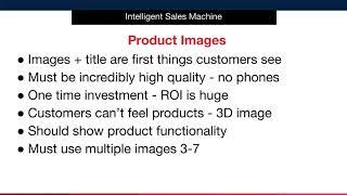 Module 9 - Amazon Listing, Video 5, Product Images That Convert - Amazon FBA