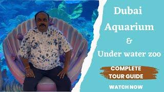 Dubai Aquarium and Underwater zoo complete guide | Ramachander Polapragada