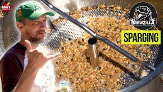 THREE PRO BREWERS SPARGING on the BREWZILLA | MoreBeer!