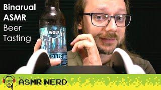 ASMR | Beer Tasting with a 3Dio Binaural Microphone! [ear-to-ear whispering, tapping, pouring, fizz]