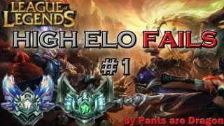 High ELO Diamond WTF / Fail Moments #1 | League of Legends | Season 3