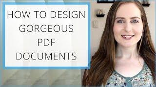 How to Design Gorgeous PDF Files & Lead Magnets with Canva