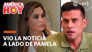 América Hoy: Christian Domínguez aseguró que vio la noticia con Pamela Franco (HOY)