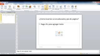 55.- PowerPoint infinito. ¿Cómo insertar un encabezado y pie de página (con fecha y no. de página?